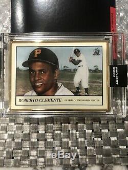 Topps Project 2020 Roberto Clemente 1955 #78 By OLDMANALAN GOLD FRAME 1/1 SSP