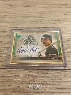 Wade Boggs /15 2020 Topps Transcendent Gold Framed Autograph Red Sox Auto