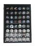 Wall Display Case Cabinet To Hold 48 Baseball, Baseball Cubes, Hockey Pucks