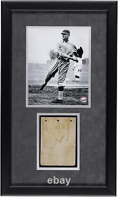 Walter Johnson Washington Senators Framed Autographed 15 x 25 Cut Collage JSA