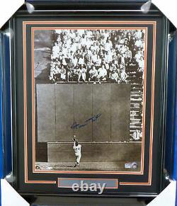 Willie Mays Autographed Framed 16x20 Photo Giants The Catch Psa/dna 162414