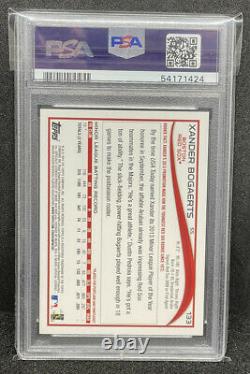 Xander Bogaerts Rookie PSA 2014 Topps Target Red PSA 9 RC Pop 4 Only 1 Higher