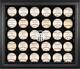 Yankees Stadium Logo Black Framed 30-ball Display Case