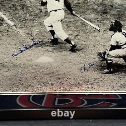 Yogi Berra & Duke Snider NY Yankees Dodgers Dual Autographed Framed 16x20 JSA