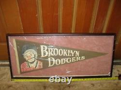 1950 Brooklyn Dodgers New York Dem Bums Vintage Pennant Mlb Cadre
