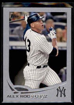 2013 Topps Argent Ardoise Encadré Alex Rodriguez #213 New York Yankees 6/10