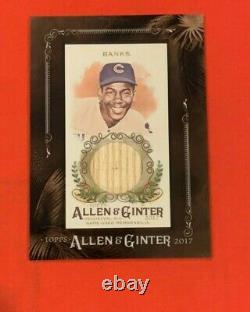 2017 Topps Allen & Ginter Ernie Banks Encadré Mini Relic Chicago Cubs