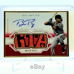 2020 Buster Définitif Posey Topps Framed Auto Patch Gia 1/1 Fac-bp Giants