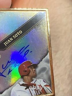 2020 Gold Label Or Topps Framed Double Auto Ronald Acuna Jr / Juan Soto / 5