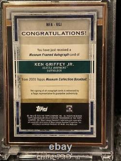 2020 Musée Ken Griffey Jr Topps! Or Framed Auto # 8/10! Mariners