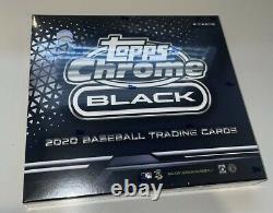 2020 Topps Chrome Black Baseball Usine Scellée Hobby Box -nouveau