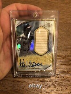 2020 Topps Gold Label Hank Aaron Gold Framed Auto /10 Autographe