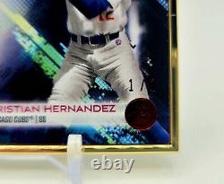 2021 Bowman Transcendent Baseball Cristian Hernandez Auto 1/1 Rc Chicago Cubs