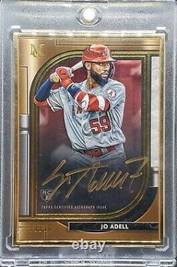 2021 Collection Du Musée Topps Jo Adell Rookie À Cadre D'or Rc #/10 Angels