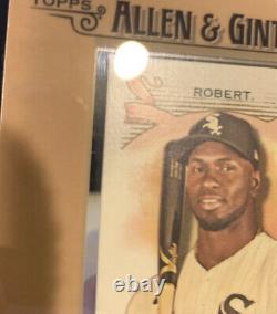 2021 Topps Allen & Ginter Fma-lr Luis Robert Cadre Mini Autographe White Sox