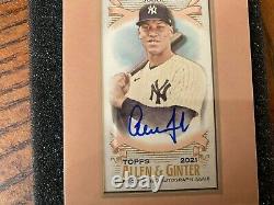 2021 Topps Allen & Ginter Mini Autographe #fma-aj Aaron Juge Yankees