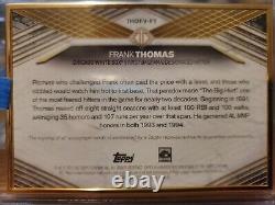 2021 Topps Transcendent Hall Of Fame Auto Frank Thomas Gold Frame Variation