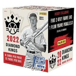 2022 Panini Diamond Kings Baseball Fotl Hobby Box Wander Franco Rookie Auto Rc