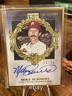 2022 Topps Gilded Mike Schimdt? Cadre En Or Auto /30? Phillies