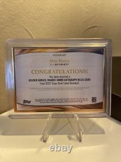 2022 Topps Gold Label Mike Piazza Golden Greats Encadré Jumbo Auto Relic, #2/5