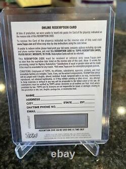 2022 Topps Gold Label Wander Franco Gold Framed Rookie Auto Rc Redemption