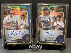 2023 Topps Gold Label Kyle Tucker /50 + Chas Mccormick Rc /75 Gold Framed Autos