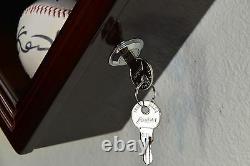 43 Baseball Ball Display Case Porte-armoire Rack Home Plate En Forme De 98 % Uv Pro