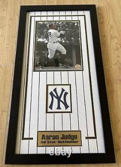 Aaron Judge, voltigeur étoile des New York Yankees, photo encadrée de 2017