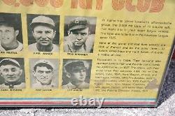 Affiche de baseball du club Al Kaline des Detroit Tigers des années 1970 encadrée, avec 3 000 coups sûrs, de la MLB.
