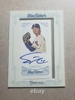 Autographe encadré de Yu Darvish des Texas Rangers, Allen & Ginter's 2013