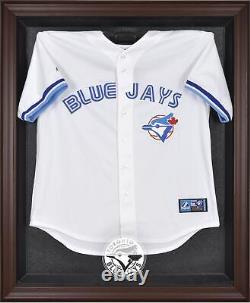Boîtier d'affichage de maillot avec logo des Blue Jays encadré en marron - Authentique Fanatics