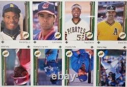 Brand New Upper Deck 1989 Rookies Cartes De Baseball Non Découpées / Encadrées! État De La Menthe