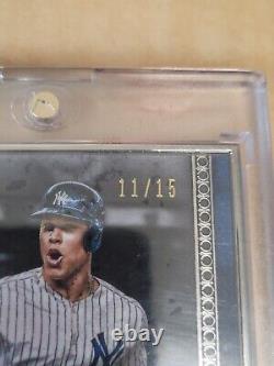 Collection Musée Topps 2019 Aaron Judge Nyy Silver Framed Auto #11/15