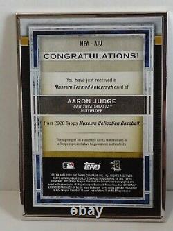 Collection Musée Topps 2020 Aaron Judge Auto 03/15