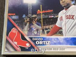 David ORTIZ 2016 Topps Série Deux Encadrée En Métal Argenté #400 1/1 NM Red Sox HOF