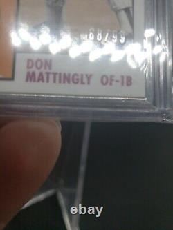 Don Mattingly 2014 Topps Encadré Rookie Reprint? Noir 199 Argent 99 Or 25