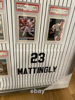 Don Mattingly Yankees Encadré Topps Cartes Psa 10 Gem Mint Carrière Collection