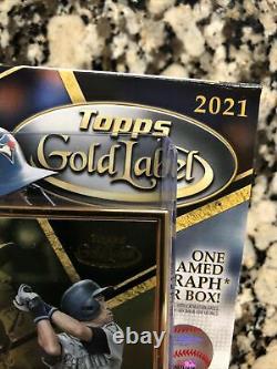 Ichiro Suzuki Auric Gold Ink Auto /25 Ou Moins Ssp 2021 Topps Gold Label Rare