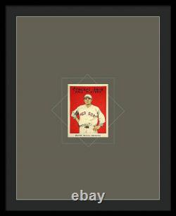 Impression encadrée de la carte de baseball de Babe Ruth