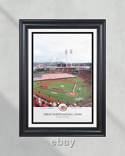 Impression encadrée du Great American Ball Park des Cincinnati Reds