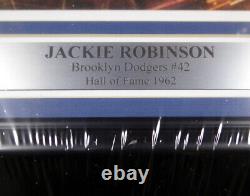 Jackie Robinson Autographié Encadrée 8x10 Magazine Photo Page Dodgers Jsa 126399