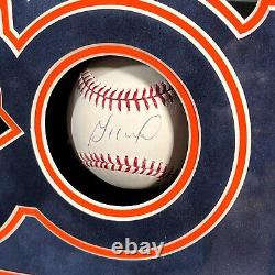 Jeremy Peña Jose Altuve Custom Framed Baseball Signé Shadowbox Mlb Astros