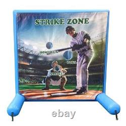 Jeux gonflables commerciaux Baseball Air Frame avec pompe et sac de rangement