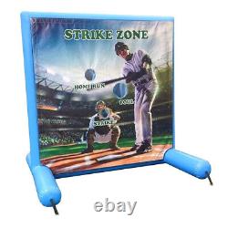 Jeux gonflables commerciaux Baseball Air Frame avec pompe et sac de rangement