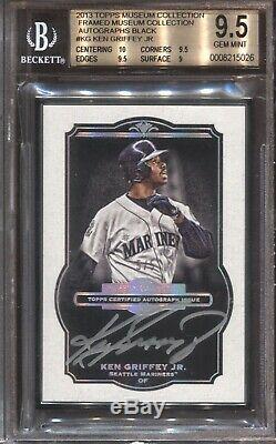 Ken Griffey Jr. Bgs 9.5 2013 Collection Musée Topps Framed Auto Black 5/5 5026