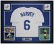 Maillot Blanc Signé Et Encadré Des Dodgers De Steve Garvey Avec Certificat D'authenticité De Beckett