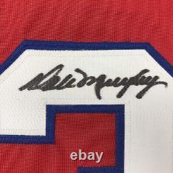 Maillot de baseball rouge d'Atlanta autographié/signé par DALE MURPHY encadré, taille 33x42, certifié JSA COA