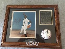 Michael Jordan Autograph Framed White Sox Photo / Baseball -garantie Authentique