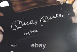Mickey Mantle Autographié Encadré 16x20 Gallo Photo Yankees Jsa Z26857