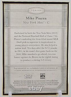 Mike Piazza 2017 Topps Transcendent Collection Autographes Purple 10/10, Mets